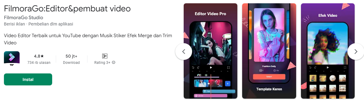 aplikasi edit vidio