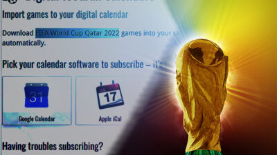 Cara memasang jadwal Piala Dunia 2022 di kalender iOS