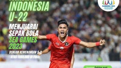 Timnas Indonesia U-22 Menjuarai Sepak Bola SEA Games 2023 dengan Kemenangan 5-2 atas Thailand di Final