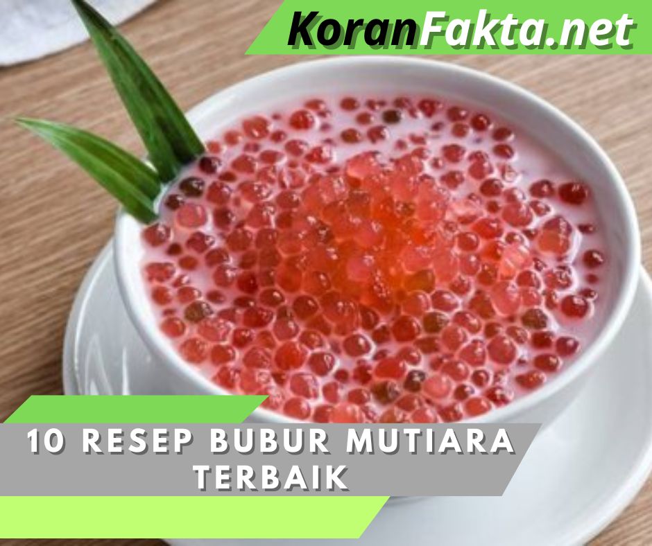 Resep Bubur Mutiara