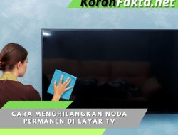 Cara Menghilangkan Noda Permanen di Layar TV: 10 Metode Efektif
